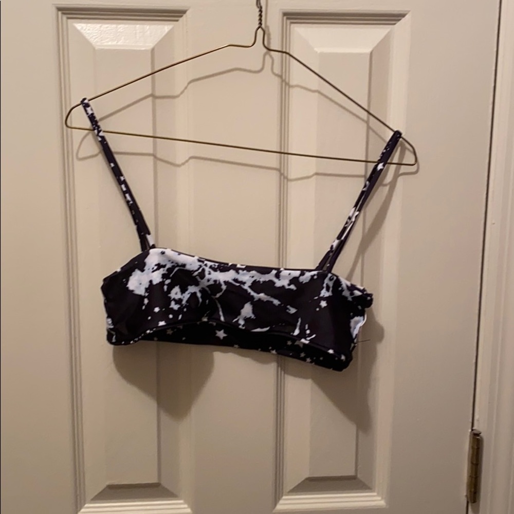 Reversible Marble Bikini Top